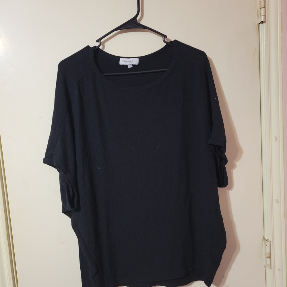Michael Stars Black Women's Top